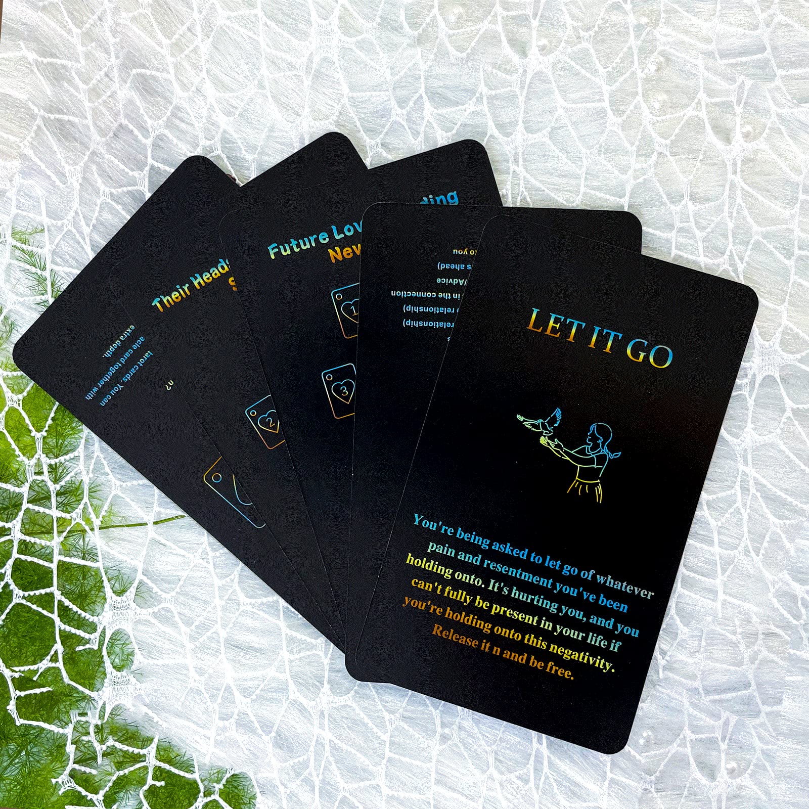 Sishui Mind Info Oracle Cards Deck – 48 Cards for Life & Career Guidance, Beginner-Friendly