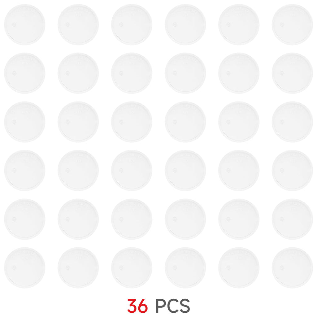 SIXPOINTS 36-Pack Clear Plastic Action Figure Stands for 6-Inch 1/12 Scale Figures - Compatible with Marvel Legends, DC, GI Joe, MOTU
