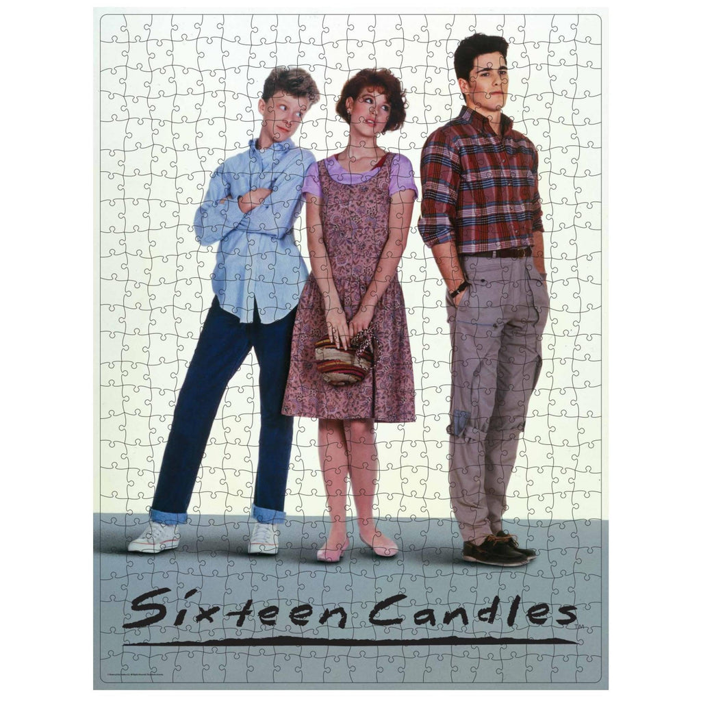 Sixteen Candles 500-Piece Jigsaw Puzzle in Retro Blockbuster VHS Case – 18x24