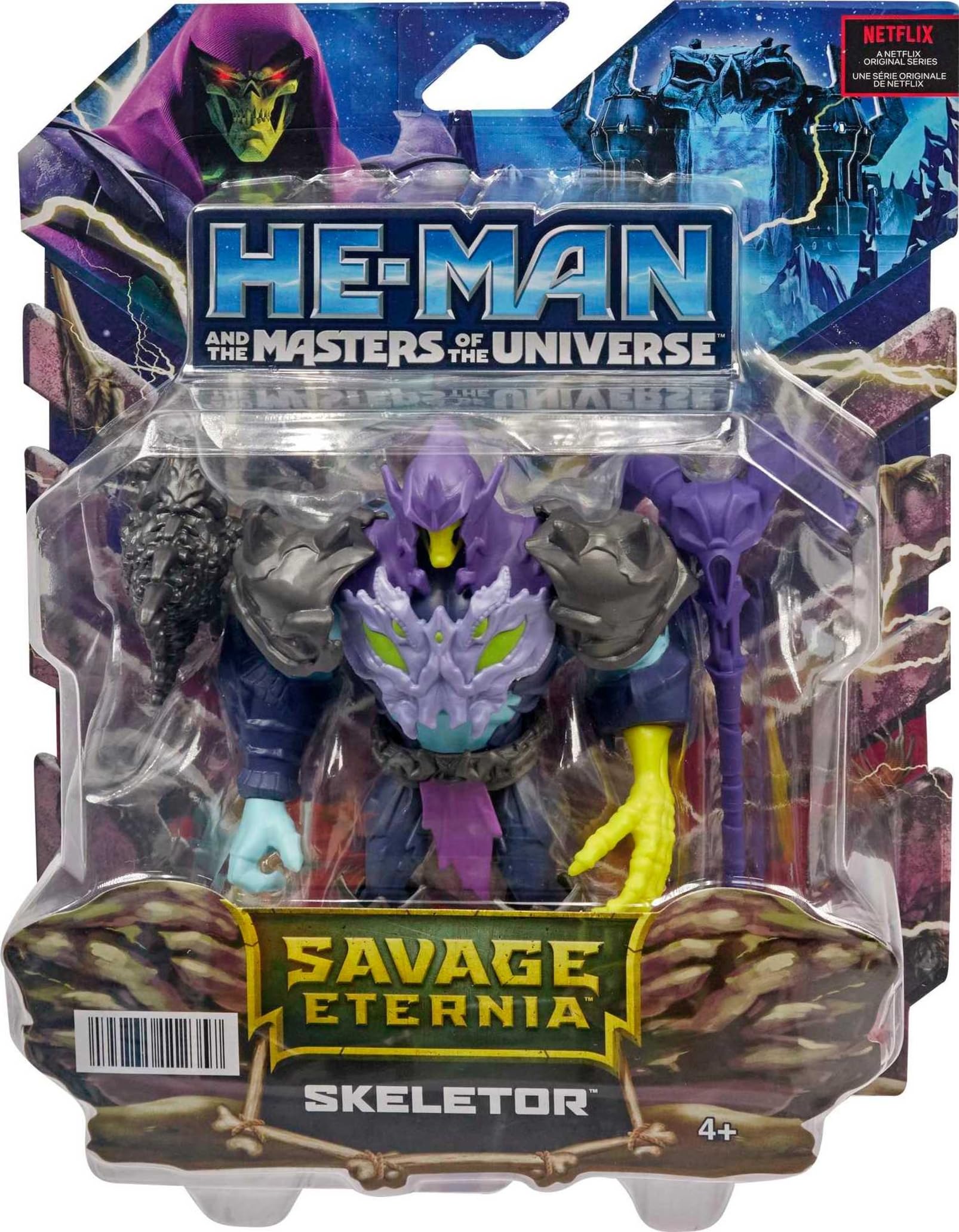 Skeletor Savage Eternia MOTU Action Figure - 5.5 Inch Collectible with Accessories
