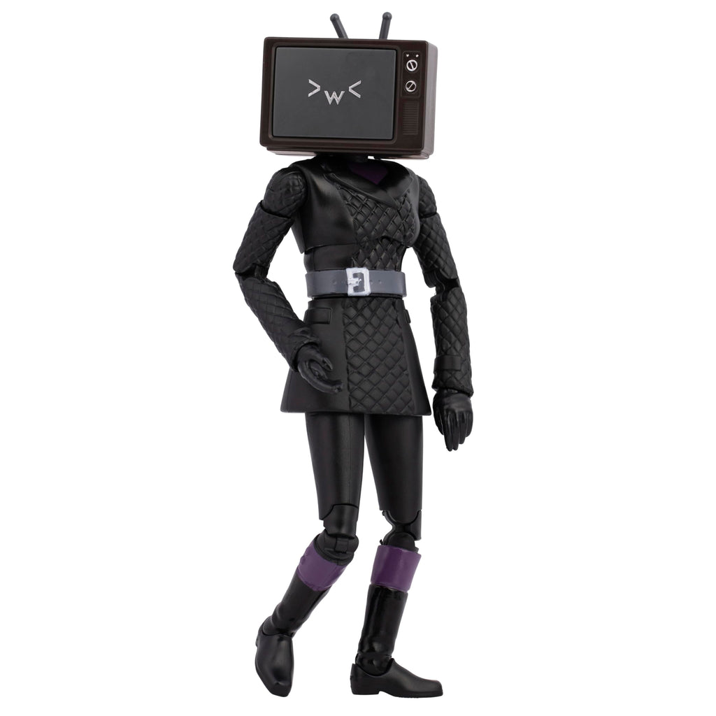 SKIBIDI Toilet Deluxe TV Woman Figure 6 Inch – Official Collectible with 22 Points of Articulation