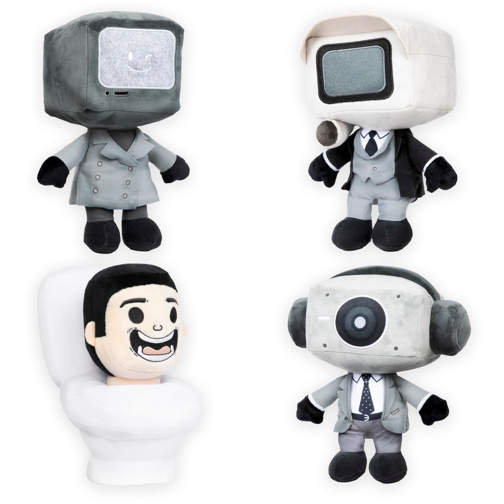 Skibidi Toilet Mystery Plush – 11-Inch Blind Box, 4 Characters to Collect (Officially Licensed)