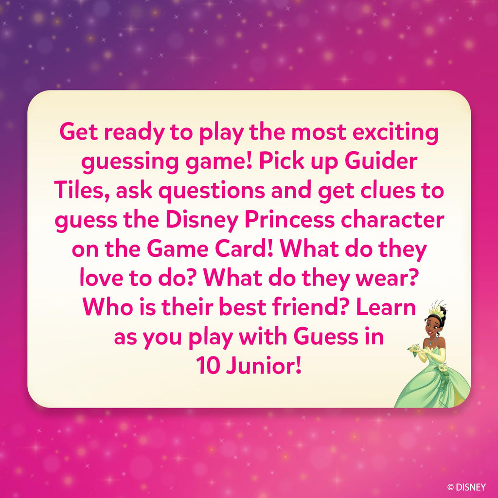 Skillmatics Guess in 10 Junior: Disney Princess Card Game - Fun Guessing Game for Kids Ages 3-6