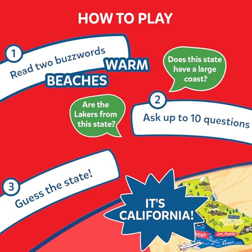 Skillmatics Guess in 10 States of America – Educational Card Game for Ages 8+
