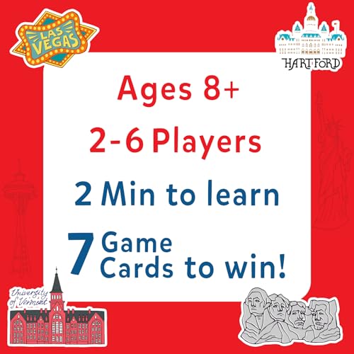 Skillmatics Guess in 10 States of America – Educational Card Game for Ages 8+