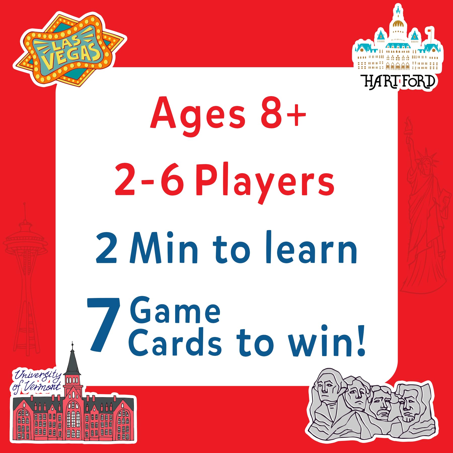 Skillmatics Guess in 10 States of America – Educational Card Game for Ages 8+