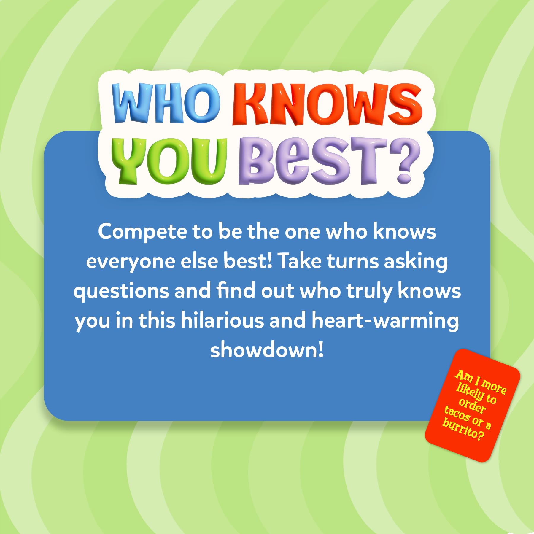 Skillmatics Who Knows You Best? Card Game – Hilarious Family Party Game for 2-10 Players, Ages 8+ (2025 Edition)