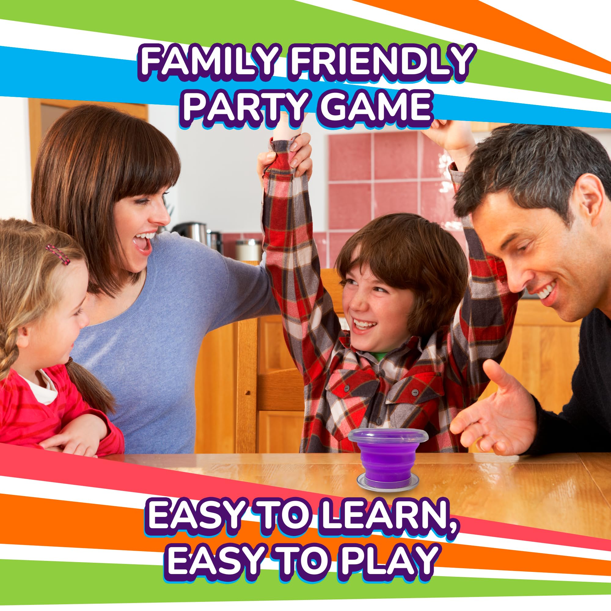 Slam Words Quick Word Game – Travel-Friendly Dice Game for Families and Parties