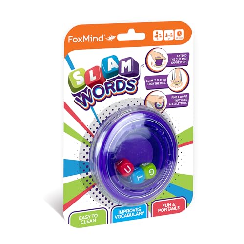 Slam Words Quick Word Game – Travel-Friendly Dice Game for Families and Parties