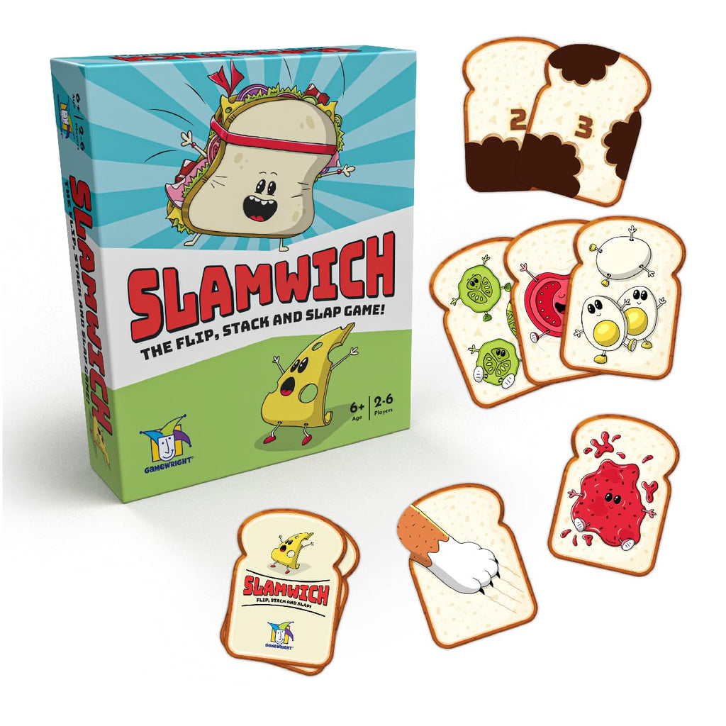 Slamwich Card Game – Fast Flipping Fun for Ages 6+ – Gamewright