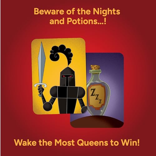 Sleeping Queens Card Game – Fast Family Strategy Game for Ages 8+ (2-5 Players)