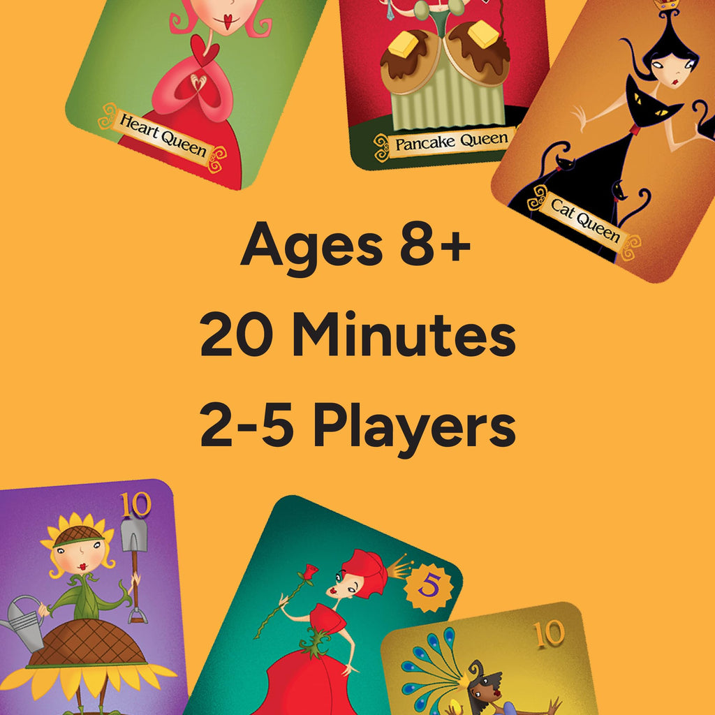 Sleeping Queens Card Game – Fast Family Strategy Game for Ages 8+ (2-5 Players)