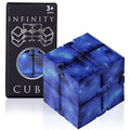 SMALL FISH Infinity Cube Fidget Galaxy – Noiseless Sensory Toy for Stress Relief and Focus