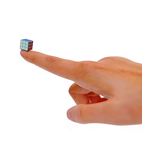 Smallest 0.4-Inch Mini 3x3 Cube by Cuberspeed – 1cm Tiny Speed Cube in Blue