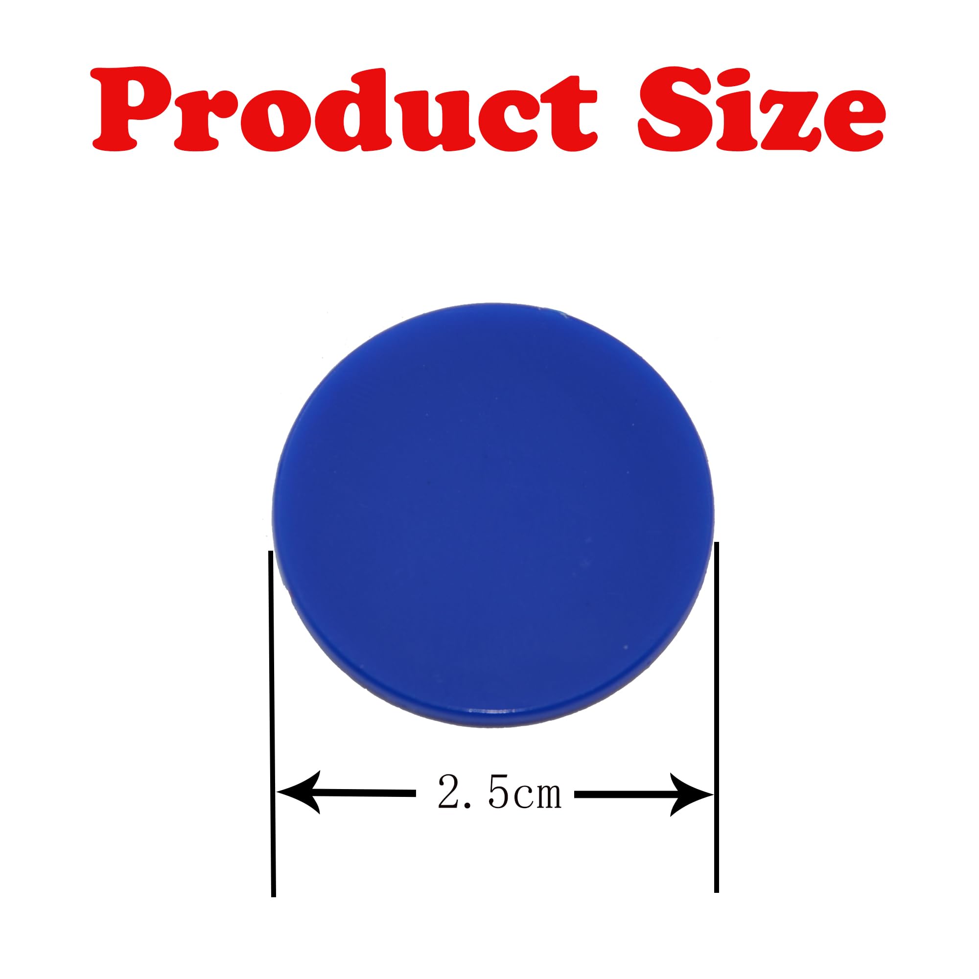 Smartdealspro 300-Piece 1-Inch Plastic Counters - 10 Colors - for Counting, Sorting, Math Games & Bingo