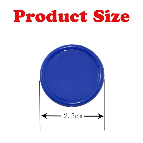 Smartdealspro 300-Piece 1-Inch Plastic Counters Set – 10 Colors, Opaque, with Edge