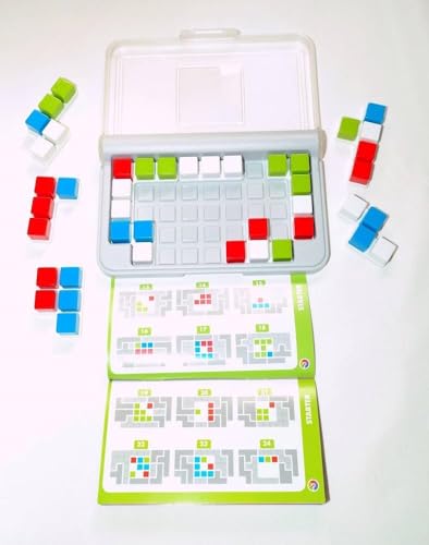 SmartGames IQ Focus: Compact Logic Puzzle with 120 Color Challenges for Ages 7+