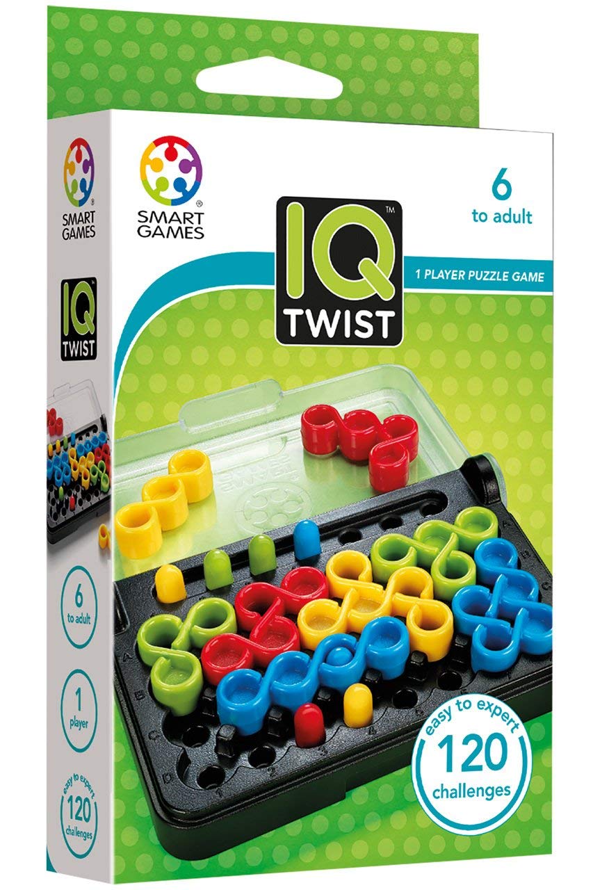 SmartGames IQ Twist - Travel Brain Game with 120 Challenges for Ages 6+