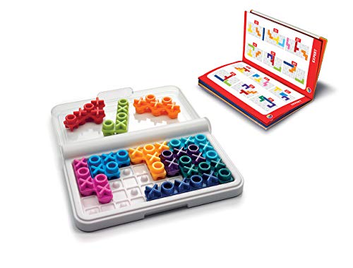 SmartGames IQ XOXO – 120 Logic Challenges in a Compact Travel Case for Kids and Adults