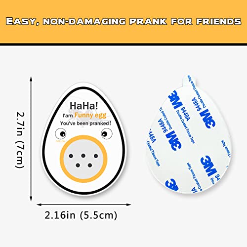 Smatagee Funny Egg: Cricket Hidden Noise Maker Prank – Random Chirping Sounds for Gags at Home or Office