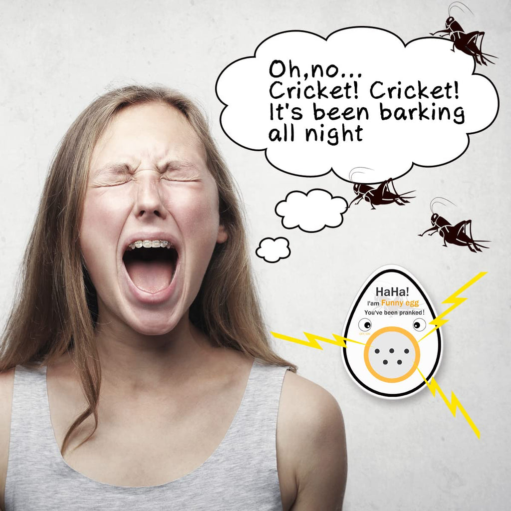 Smatagee Funny Egg: Cricket Hidden Noise Maker Prank – Random Chirping Sounds for Gags at Home or Office