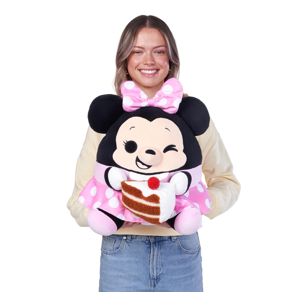 Snackles Disney 14-inch Plush Minnie by ZURU – Super-Soft Snack Buddy