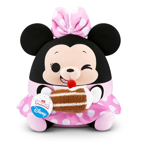 Snackles Disney 14-inch Plush Minnie by ZURU – Super-Soft Snack Buddy