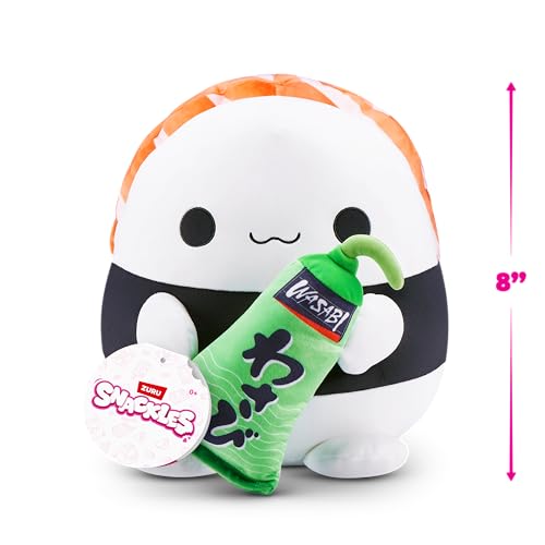Snackles Non-Licensed Series 1 8-Inch Plush by ZURU – Soft Collectible with Snack Accessory