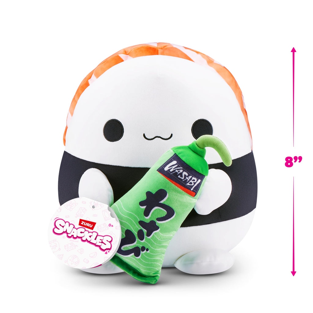 Snackles Non-Licensed Series 1 8-Inch Plush by ZURU – Soft Collectible with Snack Accessory