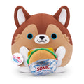 Snackles Series 2 Puppy Plush with Sonic Burger – 16 Inch Ultra Soft Collectible Stuffed Animal by ZURU