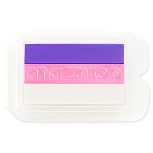 Snazaroo 3-Colour Floral Split Cake Face Paint – Water-Based, Easy to Remove