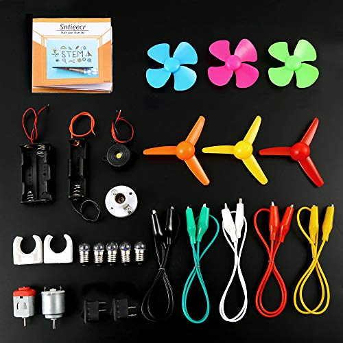 Sntieecr Electric Circuit Motor Kit - STEM Science Experiment Set for Kids