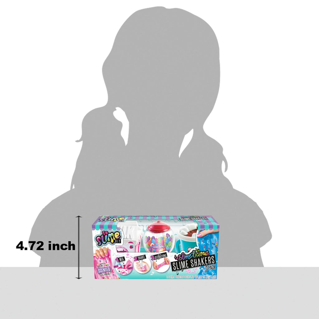 So Slime DIY Slime'licious 3-Pack: Scented Slime Kits – Bubble Gum, Hot Cocoa, Strawberry Milk