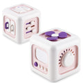 SOCBTNSO Busy Cube - Montessori Sensory Toy for 1 Year Old Girl, Travel-Friendly Learning Cube for Toddlers 1-3