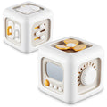 SOCBTNSO Busy Cube Toy for 1 Year Old - Montessori Travel Toy with 6 Activities