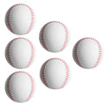Soft Foam Baseballs (6-Pack) - Safe Training Balls for Kids Ages 3-10, Indoor/Outdoor Play - White
