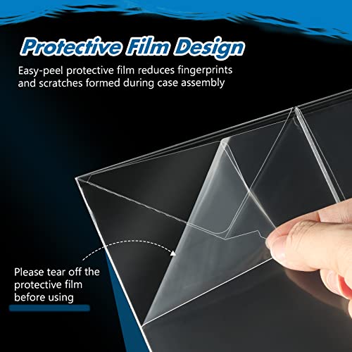 Sooez 24-Pack Clear Protector Cases for 4-Inch Funko Pop Figures with Locking Tabs
