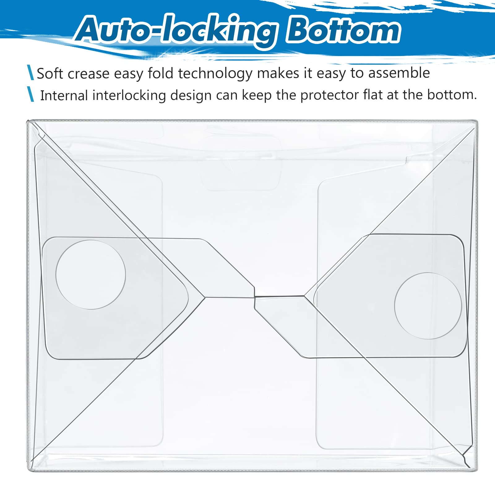 Sooez 24-Pack Clear Protector Cases for 4-Inch Funko Pop Figures with Locking Tabs