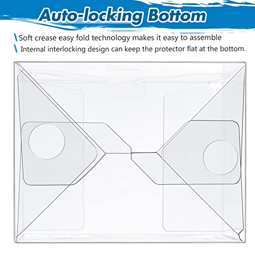 Sooez 24-Pack Clear Protector Cases for 4-Inch Funko Pop Figures with Locking Tabs