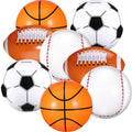 Sosation 8-Pack Inflatable Sports Balls – 16 Inch Beach Balls for Pool, Party & Outdoor Fun (4 Styles)