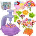 SOYUB DIY Fabric Flower Bouquet Craft Kit - Kids Arts and Crafts for Ages 4-8, Purple