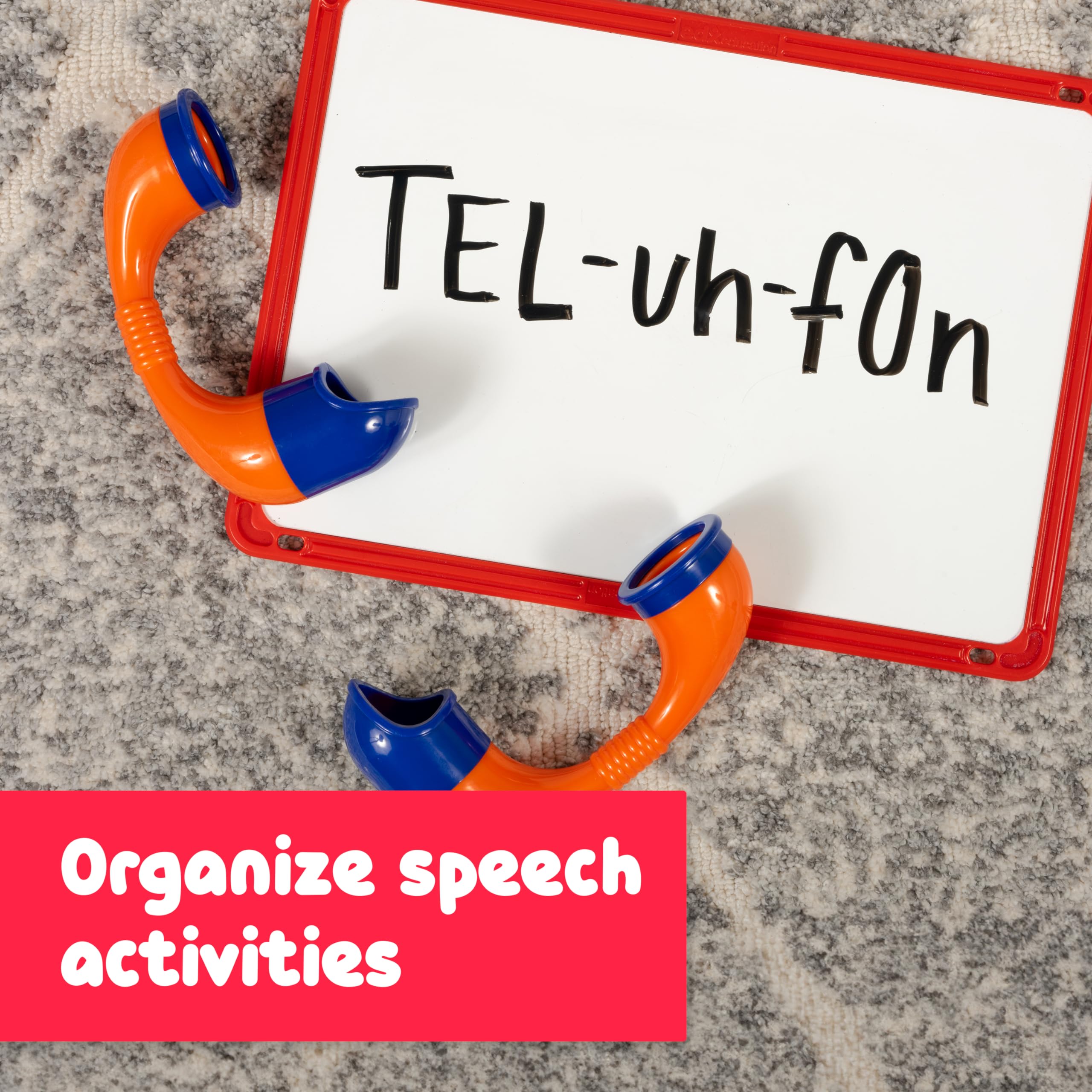 Spark & Wow Phonics Phones – Set of 2 Speak-and-Listen Devices for Reading Fluency and Speech Practice | Ages 18m+