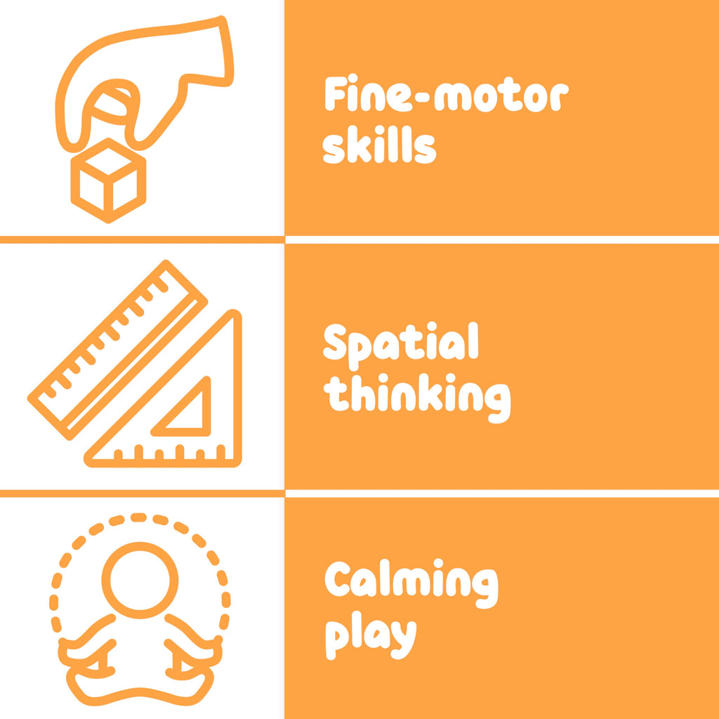 SPARK & WOW Plumly Calm Down Threading Boards Set of 2 - Sensory Activity for Autism & ADHD