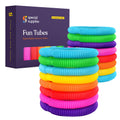 Special Supplies Pull and Stretch Tubes - 16 Pack of BPA-Free Sensory Toys for Kids