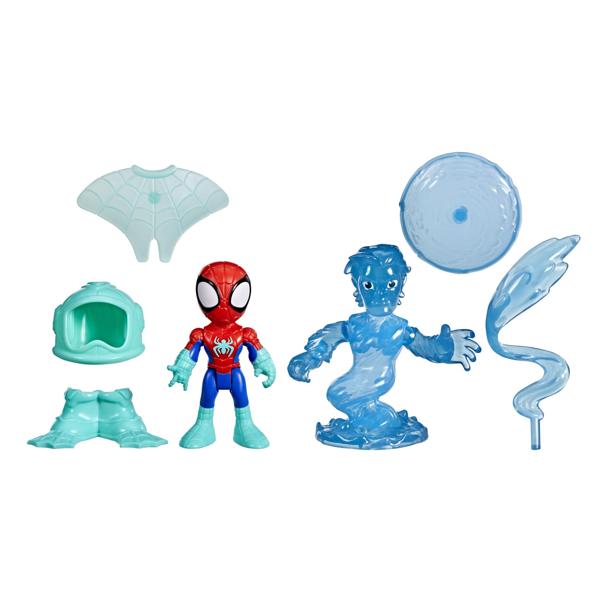 Spidey and His Amazing Friends Water-Webs Spidey & Hydro-Man 3-Inch Action Figure 2-Pack