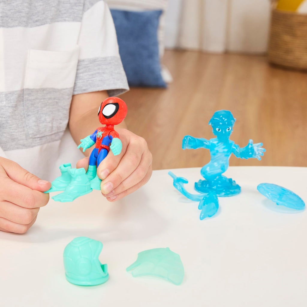 Spidey and His Amazing Friends Water-Webs Spidey & Hydro-Man 3-Inch Action Figure 2-Pack