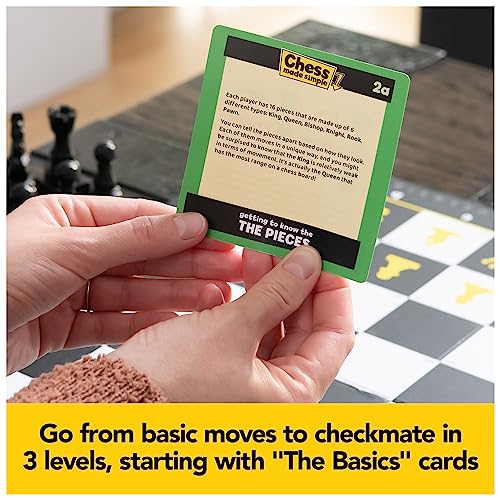 Spin Master Chess Made Simple: Beginner Strategy Board Game for Ages 8+