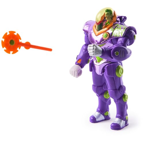 Spin Master DC Comics Metal Force Joker Action Figure – 6-Inch Armor with 4-Inch Mini Figure, Blaster, and Collectible Card