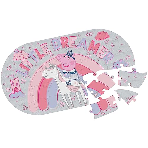 Spin Master Games 25-Piece Peppa Pig Foam Puzzle – Soft, Thick Pieces for Kids Ages 4+