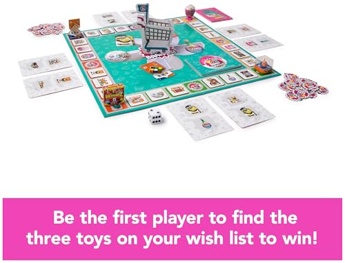 Spin Master Toy Mini Brands Add to Cart Game – Tiny Shopping Spree with 4 Collectible Figures, for 2-4 Players Ages 8+